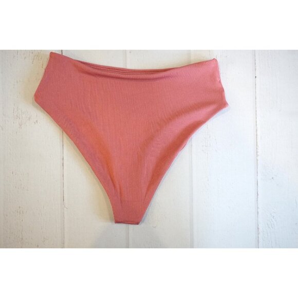 ZAFUL Pink/Orange Ribbed Bikini Bottoms - Size M (6), NWOT - Picture 4 of 7
